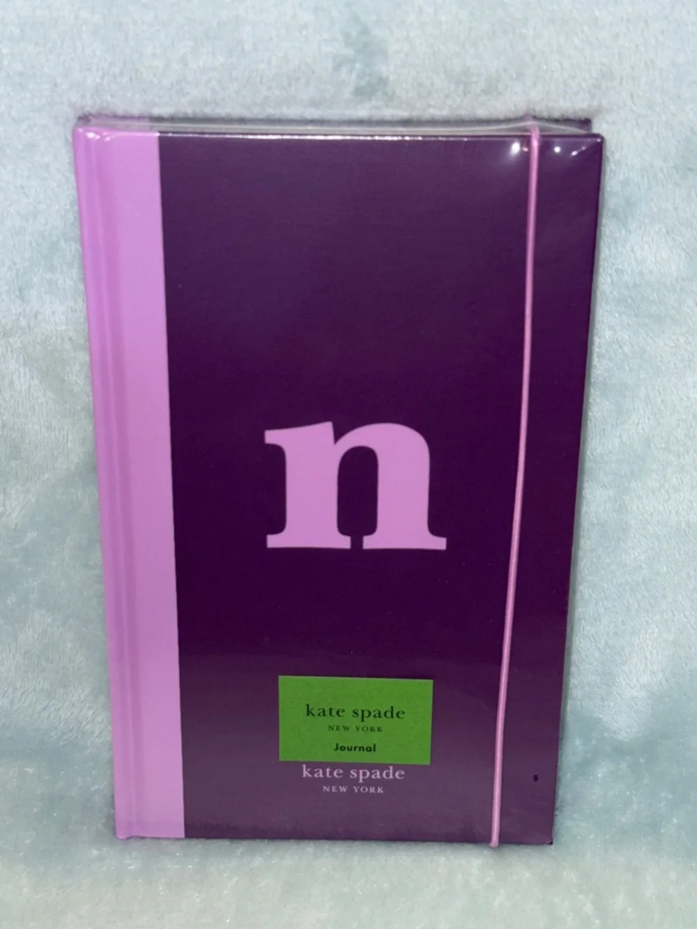 kate spade Purple and Lavender Hardcover Journal with Monogram